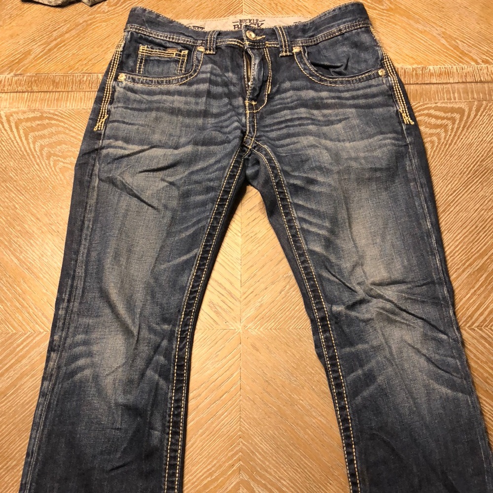 Buckle Black Jeans